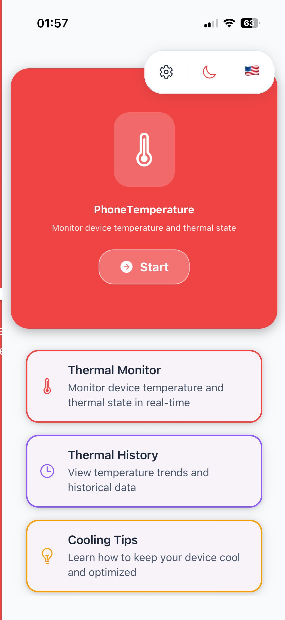 PhoneTemperature Loading Screen